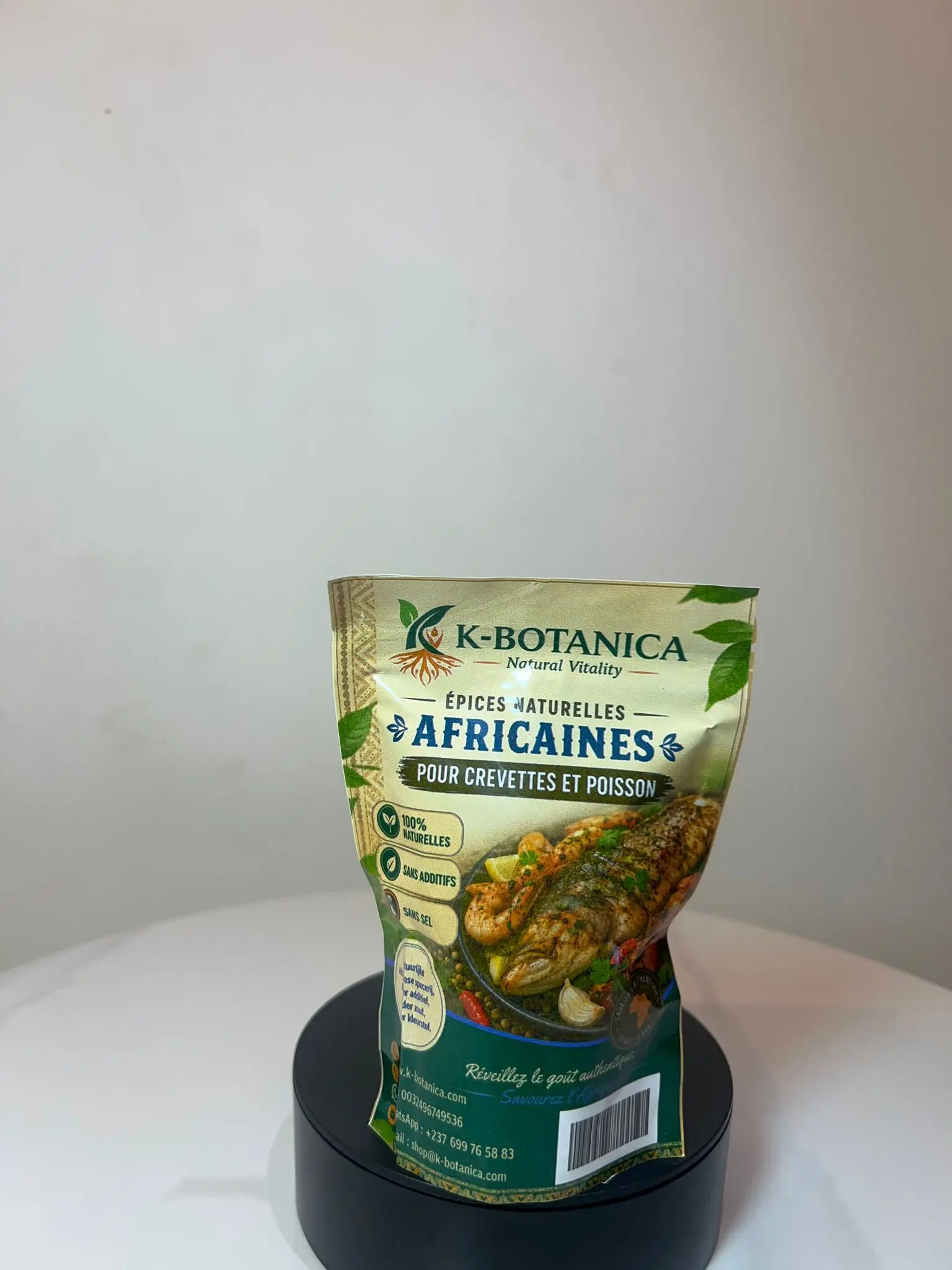 epices-crevettes-poisson Épices Naturelles Africaines pour Crevettes et Poisson – Saveurs Authentiques K-Botanica - Image 1